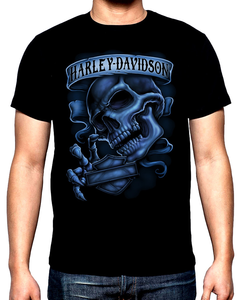 Тениски Harley Davidson, 10, Харлей Дейвидсън, рокерска мъжка тениска, 100% памук, S до 5XL
